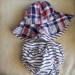 Sun hat and diaper cover